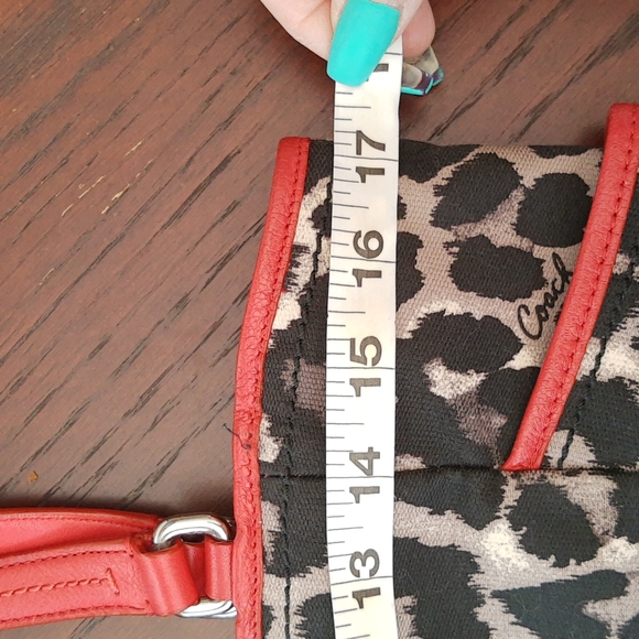 👀 HUGE LEOPARD COACH TOTE - Picture 6 of 13